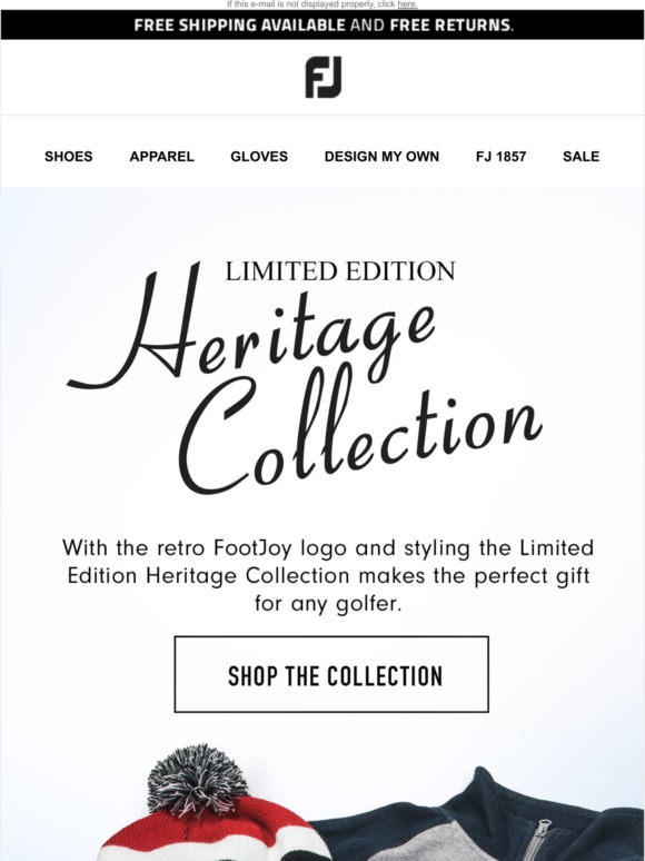 footjoy limited edition