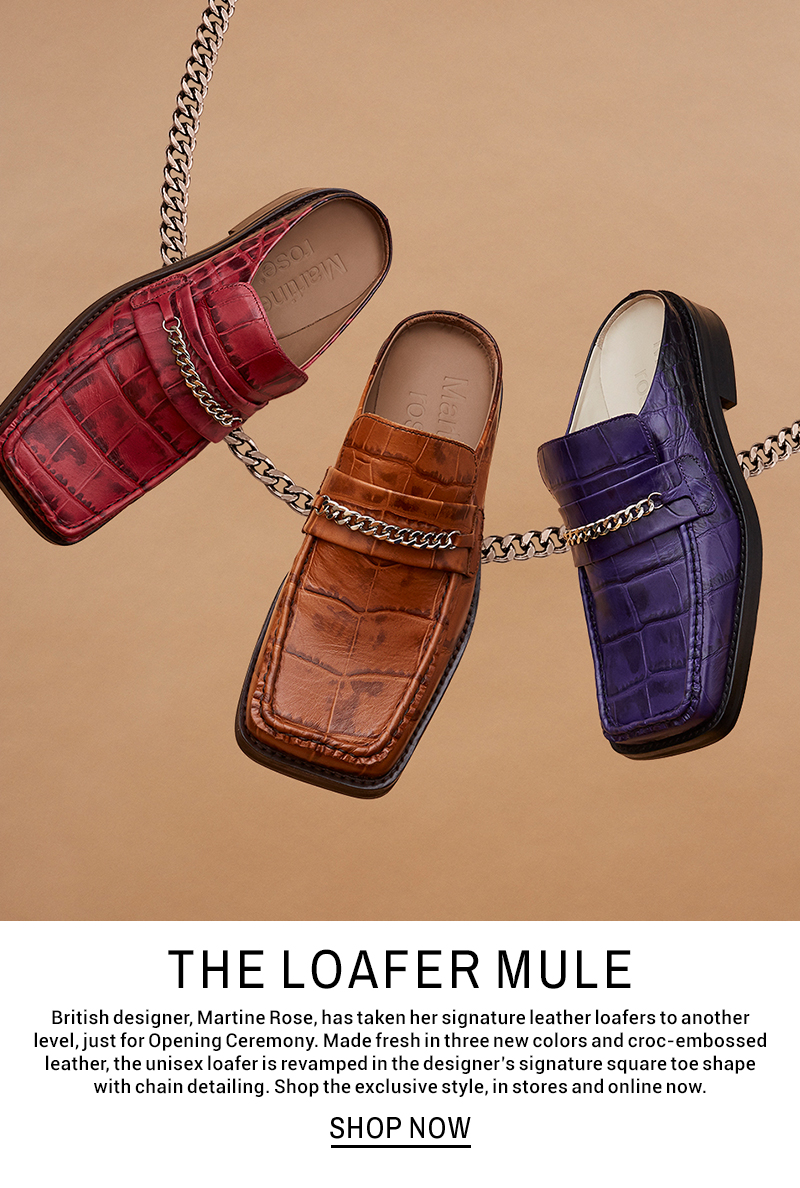 martine rose loafer mule