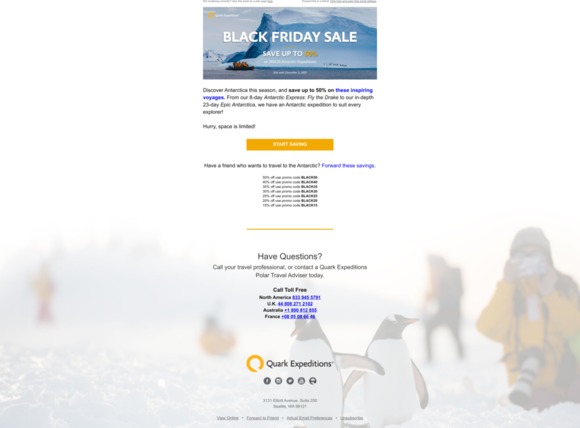 Quark Expeditions Black Friday Up To 50 Off Antarctic Expeditions Milled