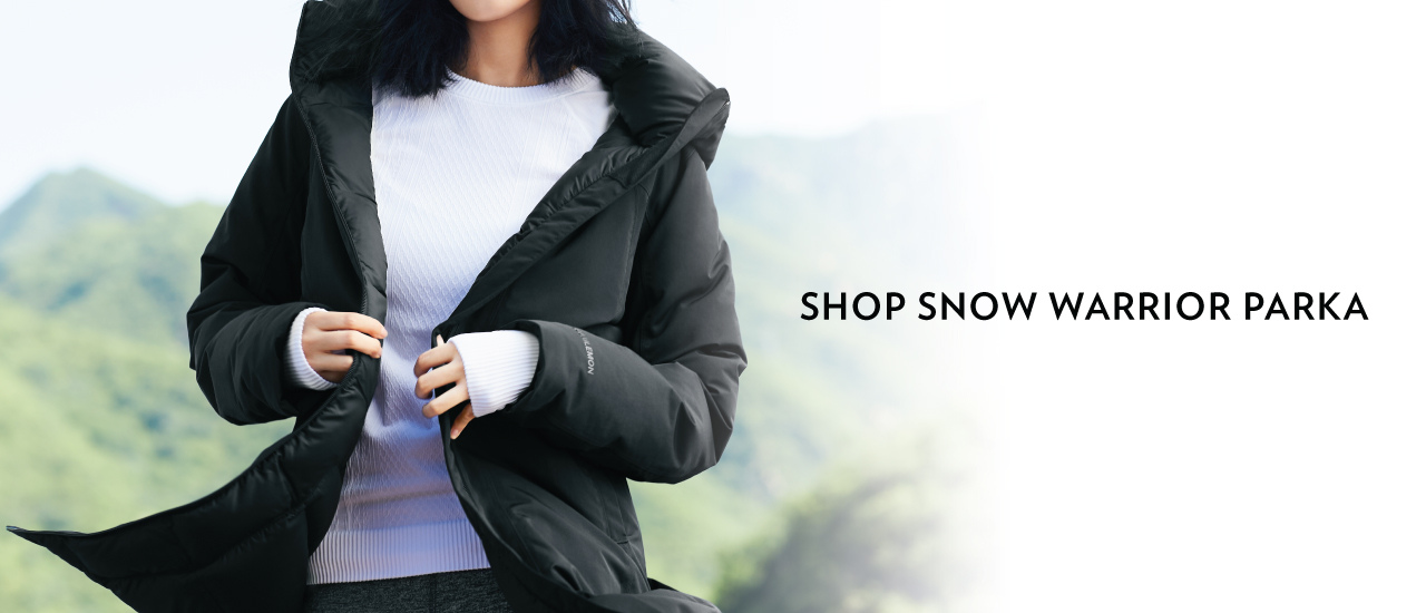 lululemon snow warrior parka garnet