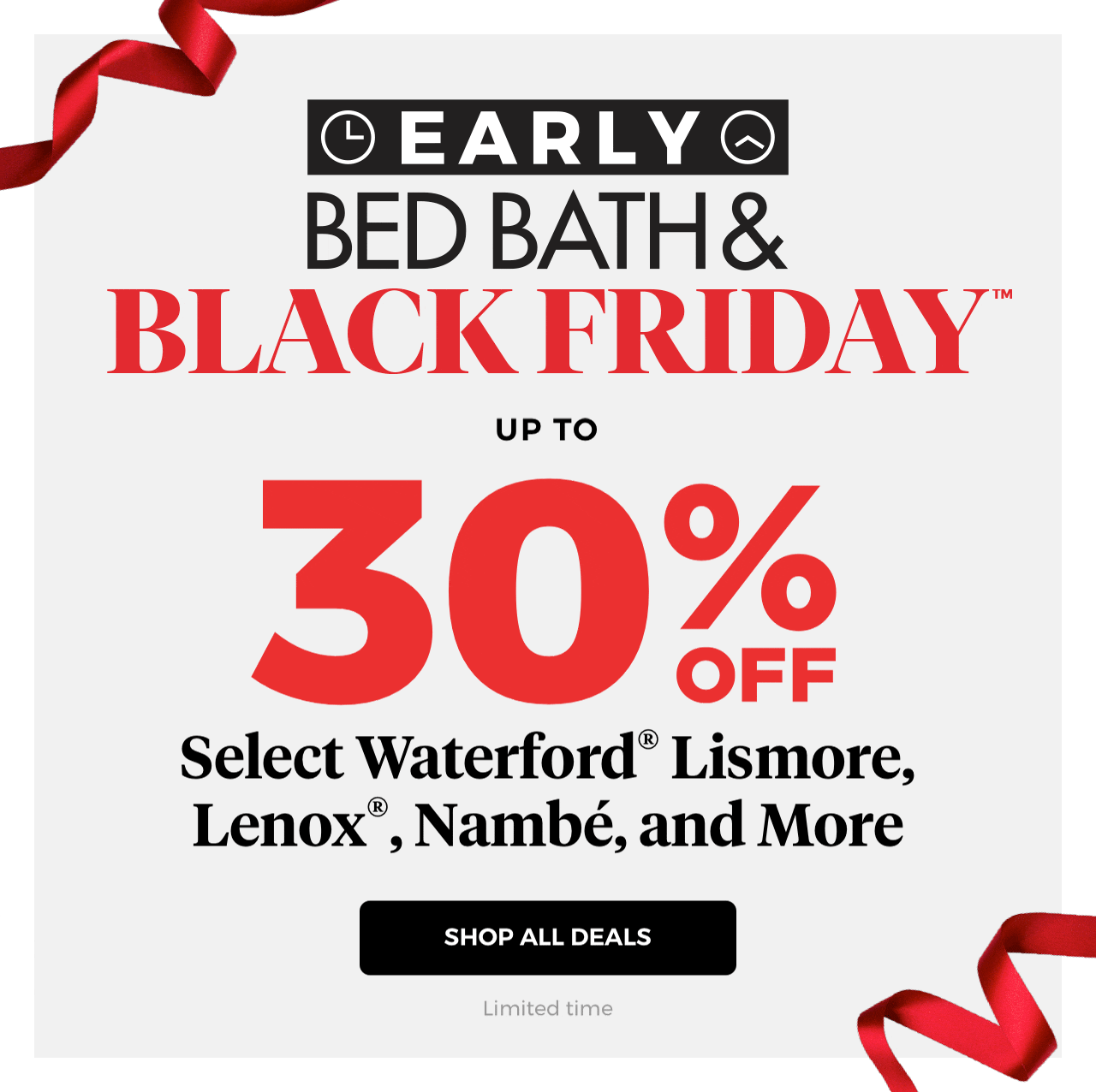 Bed Bath & Beyond Up to 30 OFF NOW for Early Black Friday! Plus, a