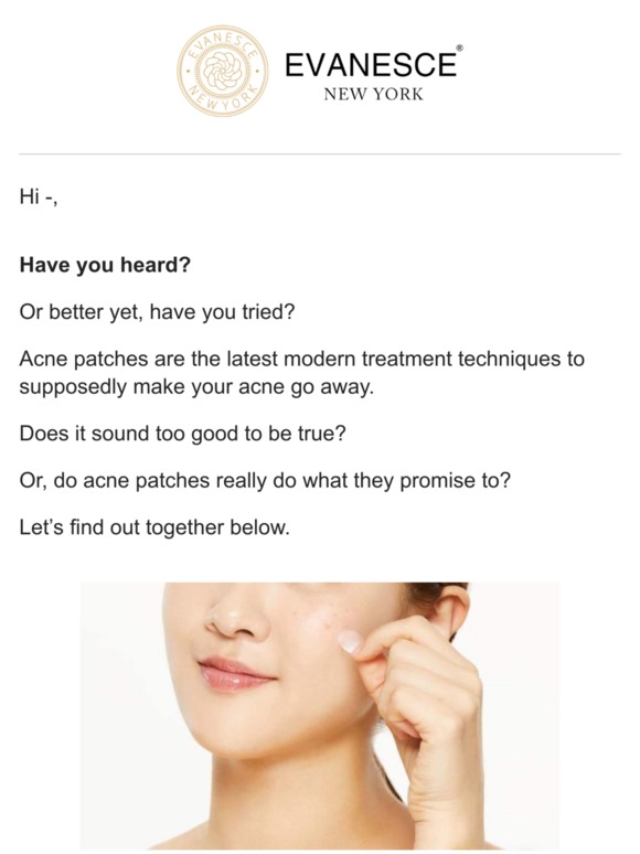 Evanesce New York Do Acne Patches Really Work? 🤔 Milled