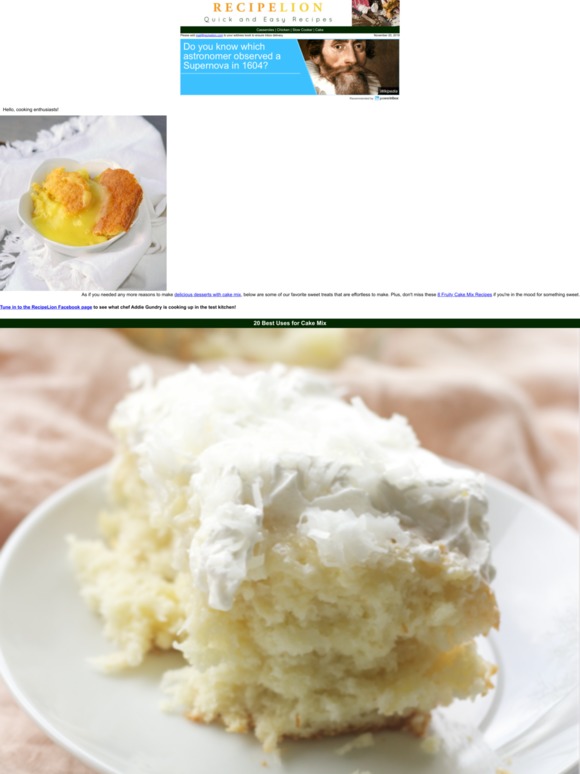 20 Best Uses for Cake Mix