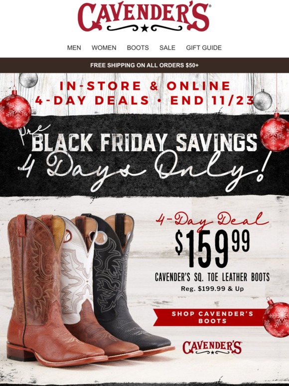 lucchese black friday