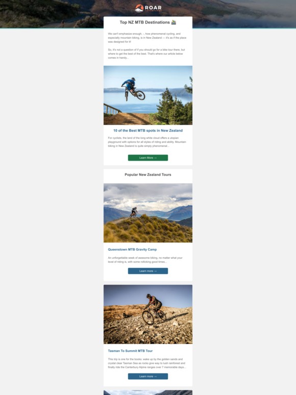 Top NZ MTB Destinations 🚵