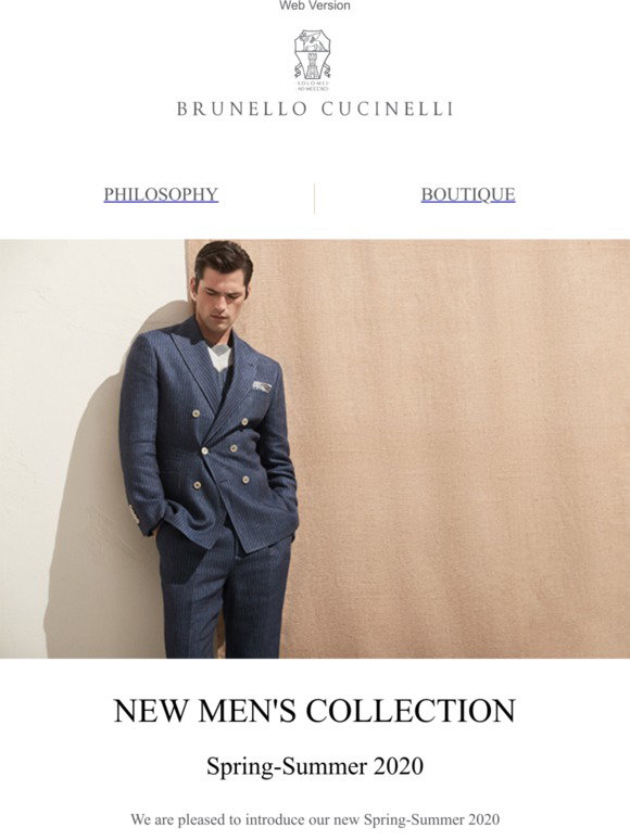 Brunello Cucinelli Men Spring 2022 Simplicity in Elegance