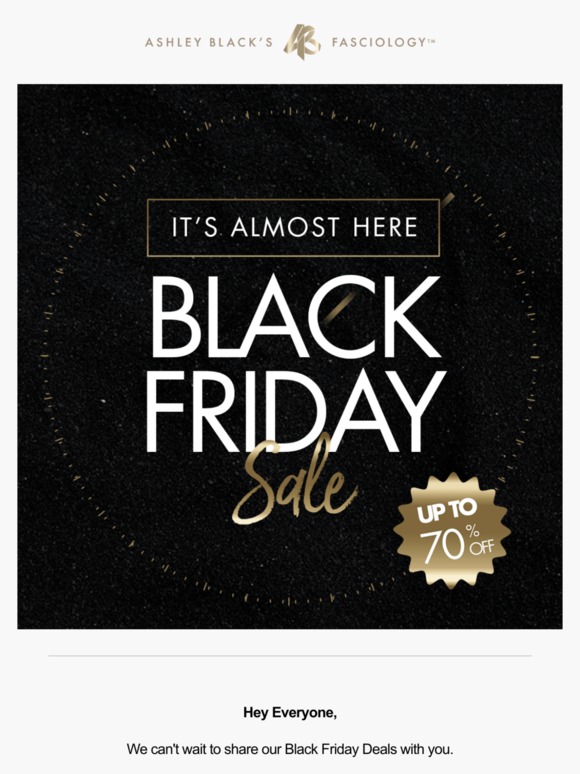 Ashley Black IT'S ALMOST HERE! Black Friday Deals Even We Can't Believe! Milled