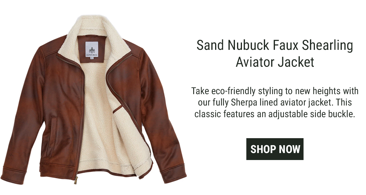 rainforest aviator jacket