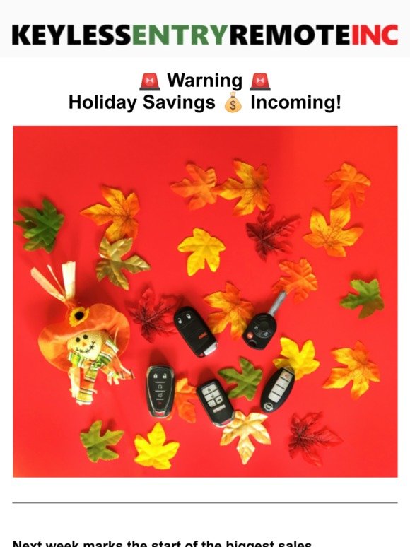 🚨 Warning: Holiday Savings 💰 Incoming 🚨