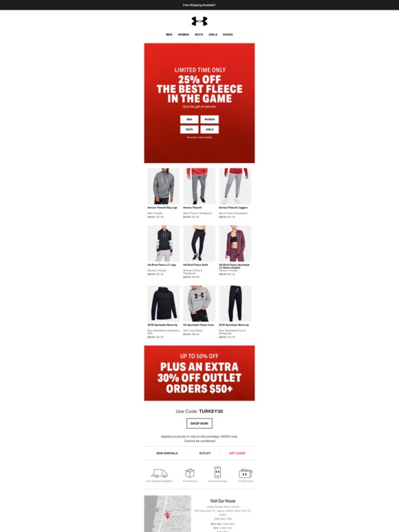 under armour 25 off promo code