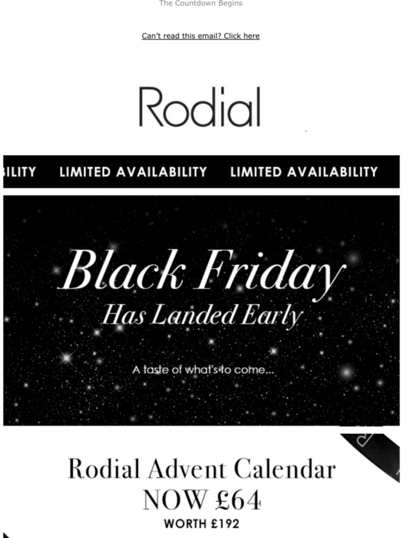 rodial black friday