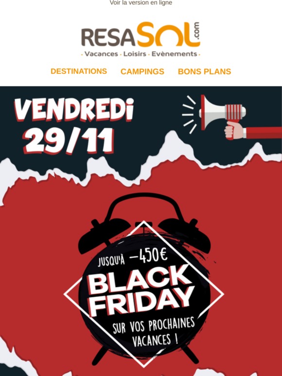 ⏰ J-7 : Le Black Friday revient chez Resasol ! Ne passez pas à côté de nos meilleures offres !