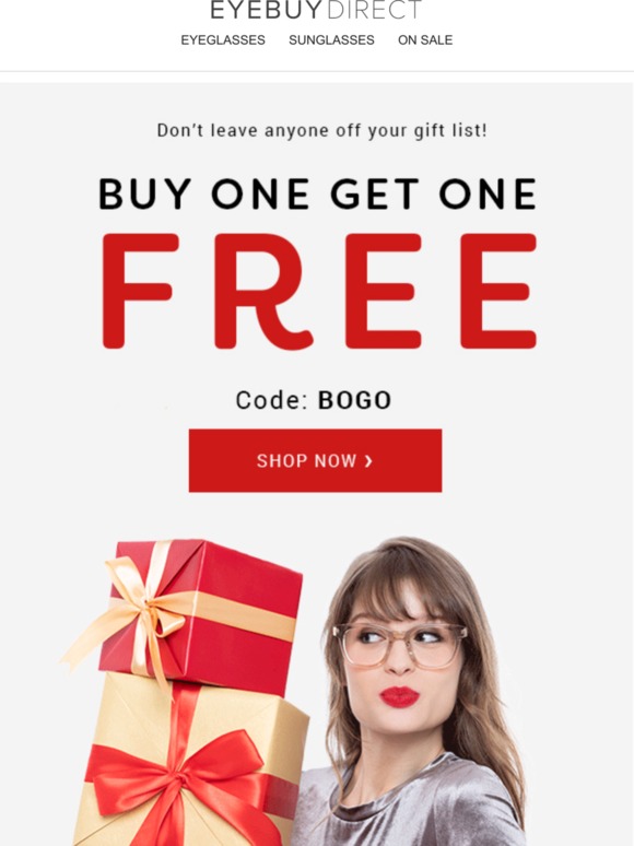 Buy One Get One FREE Makes Gift Shopping Easy! Milled