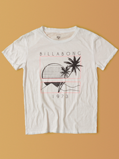 billabong bask in the sun graphic tee