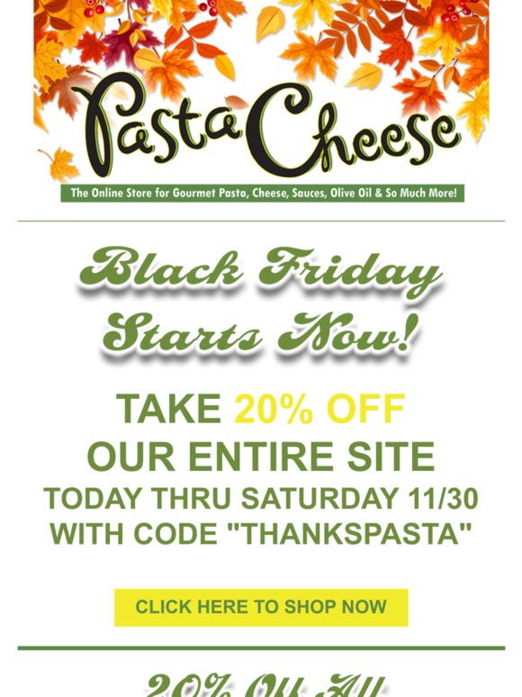 Black Friday Starts Early!