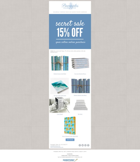 Shhh! It's a secret sale!!