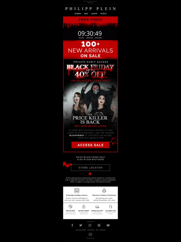 philipp plein black friday sale