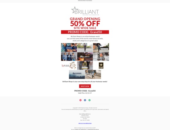 Giorgio Brutini's Latest Styles & More 50% Off At Brilliant Shops