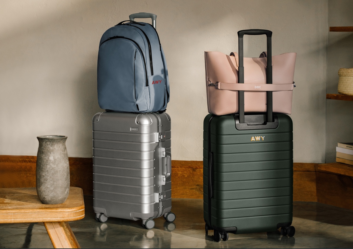 personalized away luggage