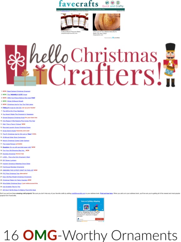 31 Recycled Christmas Crafts
