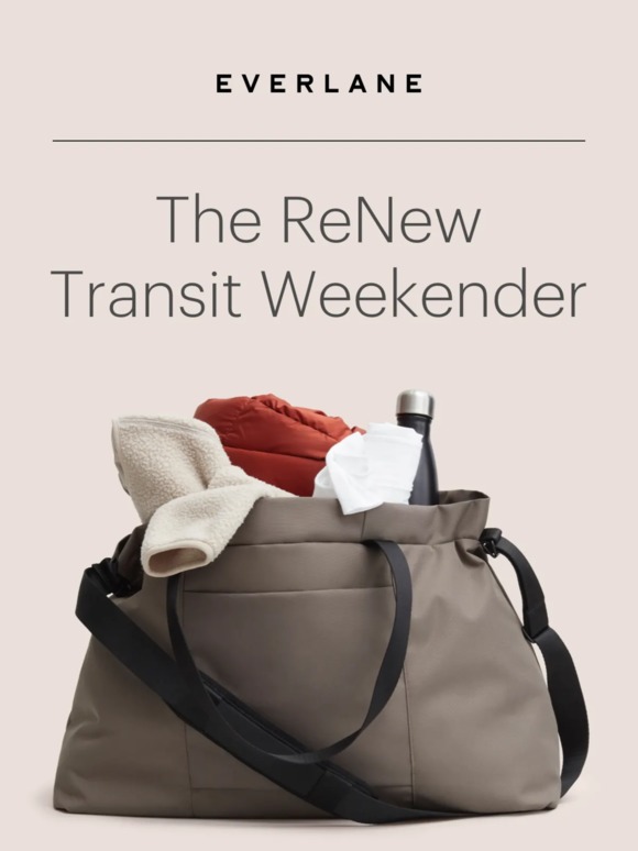 everlane renew transit weekender