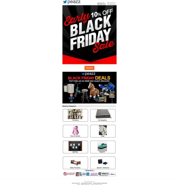 Early Black Friday Sale +  10% Off Sale Starts Today!