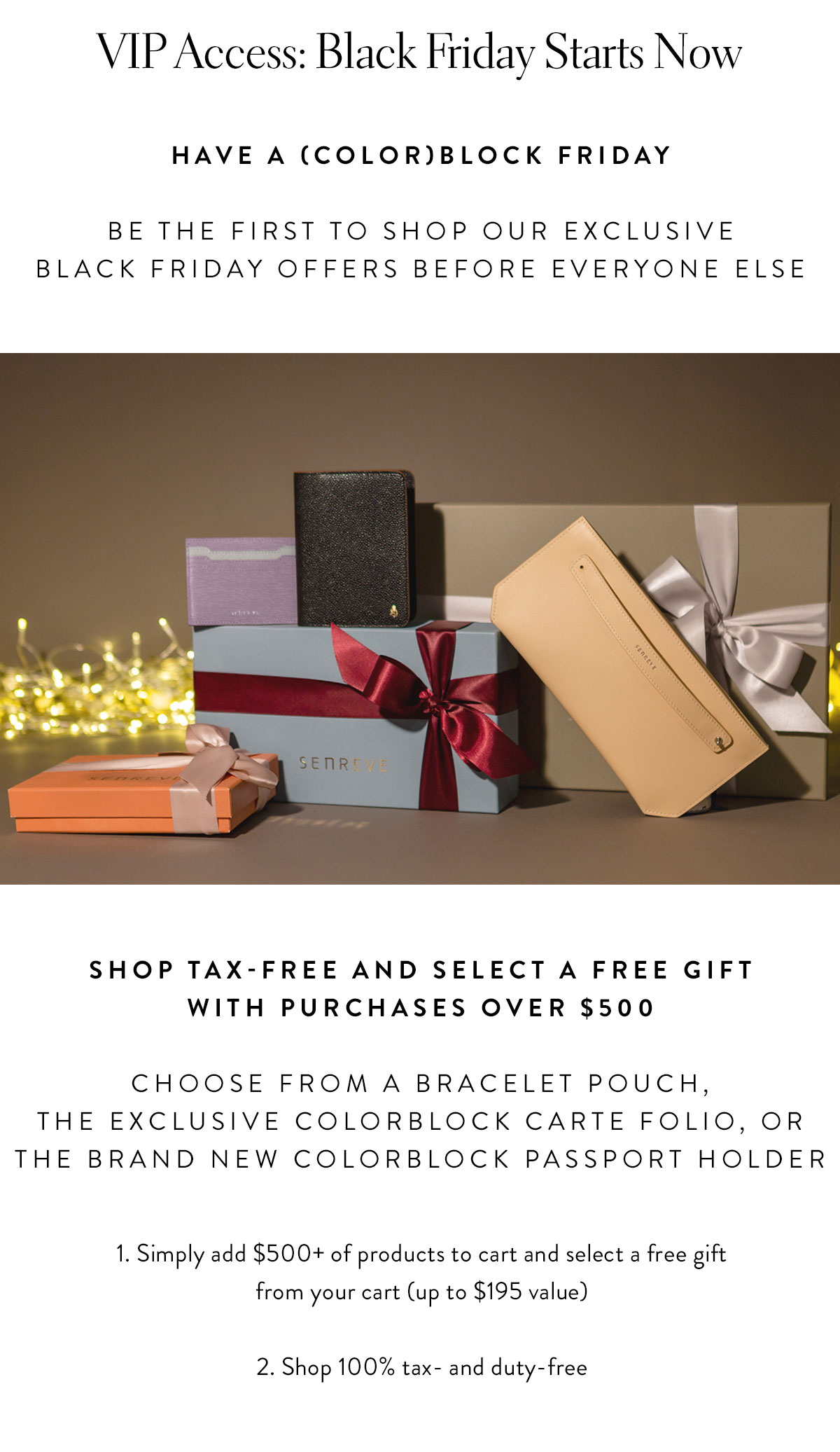 senreve black friday sale 2019