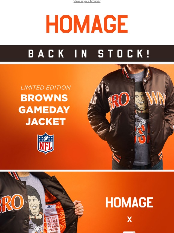 homage browns gear