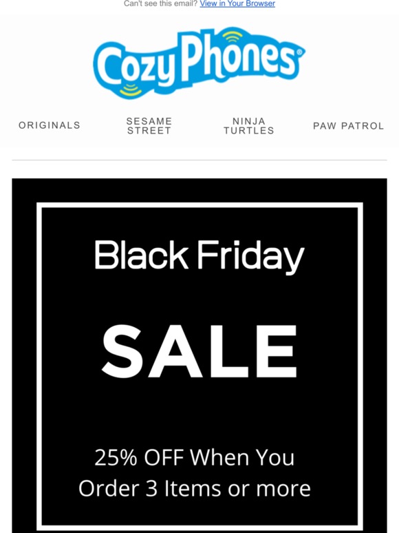 Black Friday Sale is HERE - Get 25% OFF Your Order