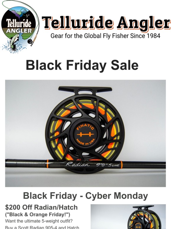 black friday fly reels