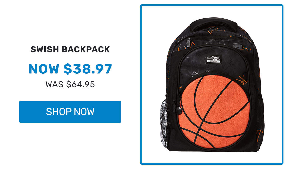 smiggle basketball backpack