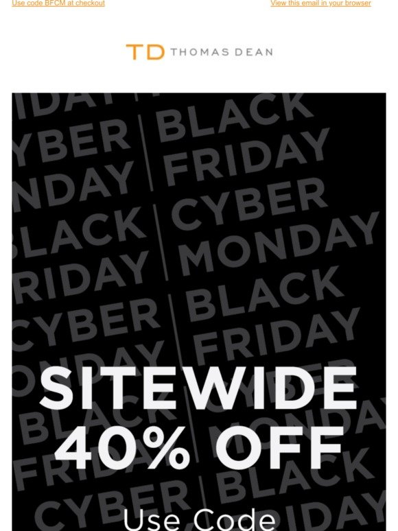 Early Access:  Black Friday | Cyber Monday