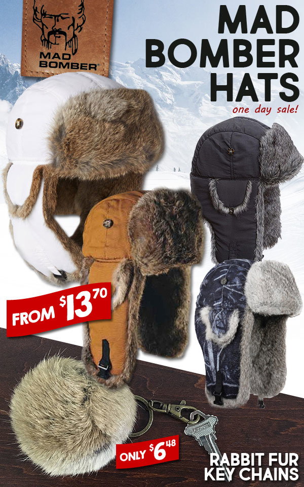 Mad Bomber fur hats from $13.70 