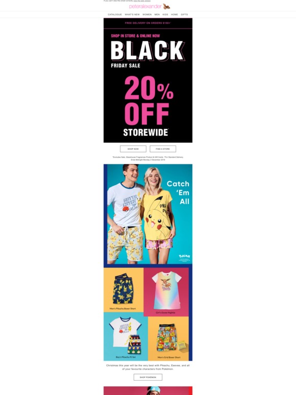 Peter Alexander: 20% Off Storewide! Black Friday Is On Now | Milled