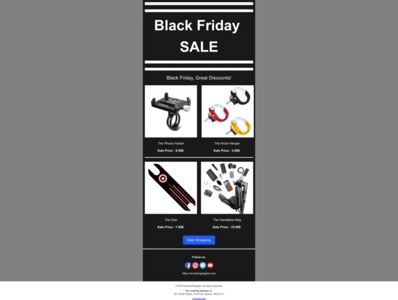 Black Friday at ScooterGadgets!