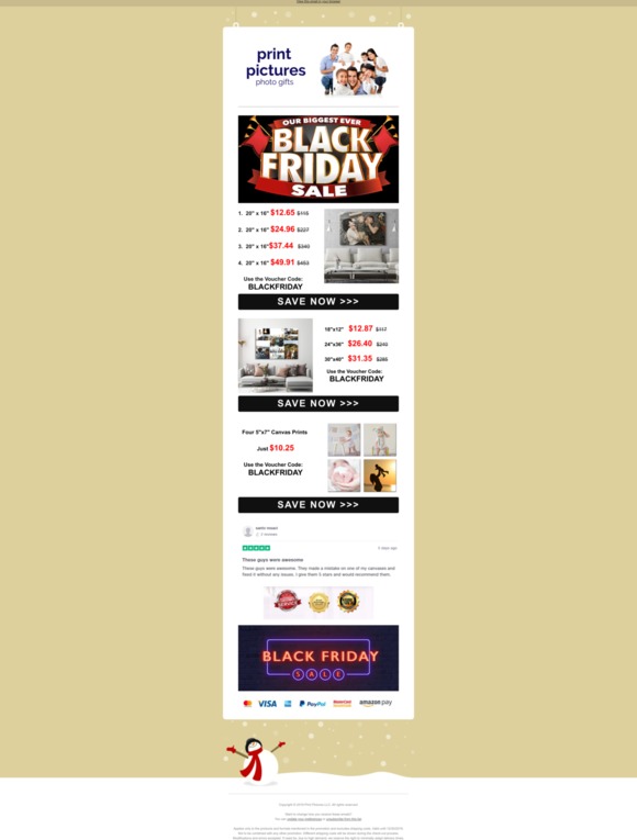 Black Friday Special - Get Your Loved Ones Christmas Gifts Now!