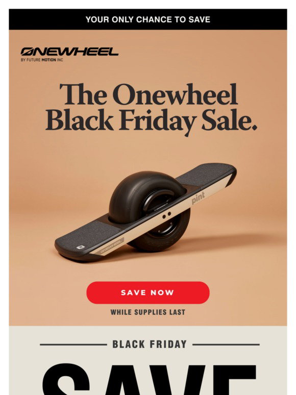 Onewheel // Future Motion Onewheel Black Friday Deals are LIVE!! Milled