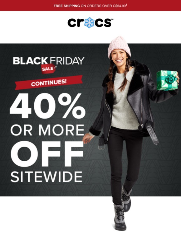 black friday deals on crocs