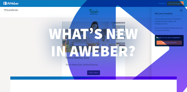 What's New in AWeber?