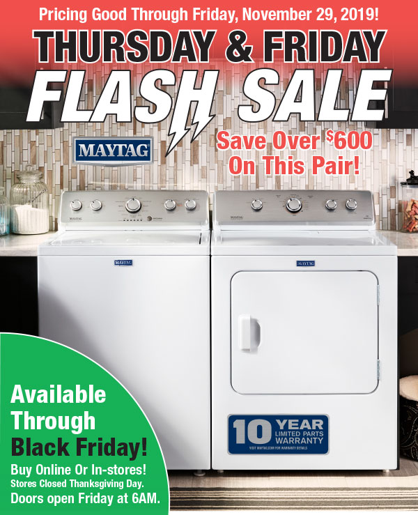 menards washers sale