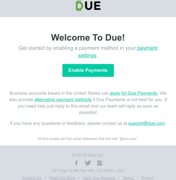 Welcome To Due!