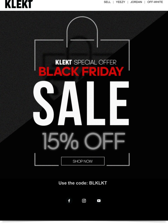 klekt black friday