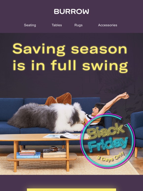 Burrow The Burrow Black Friday Sale is here! Milled