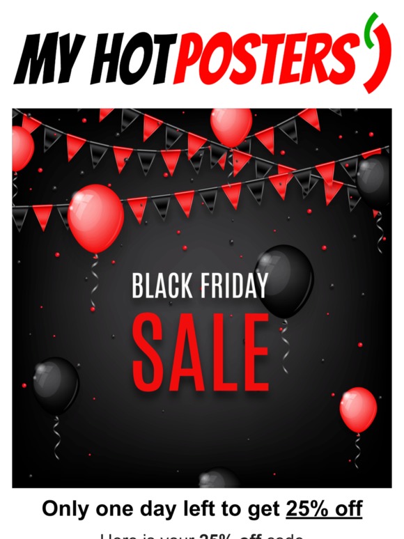 Black Friday Sale Ending Soon 😱 1 day left!