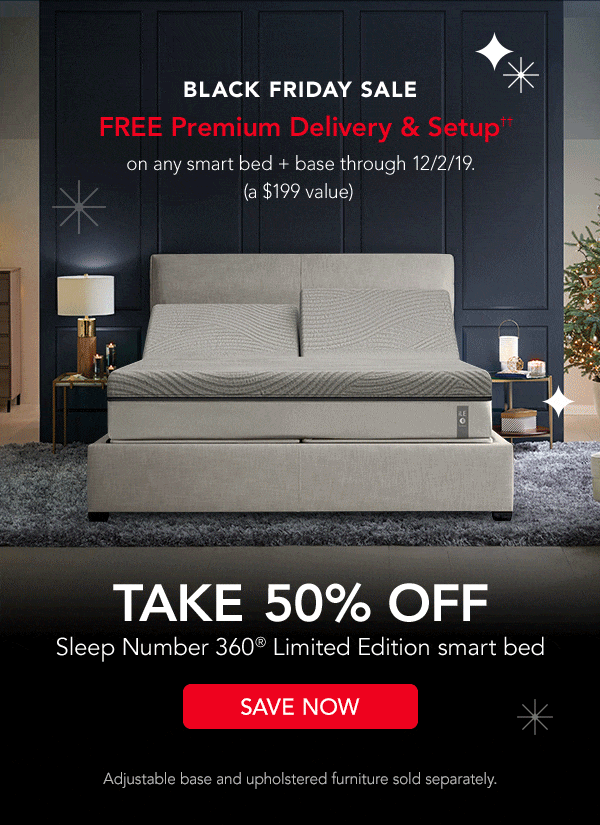 Sleep Number It’s our BLACK FRIDAY SALE Milled