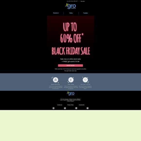 Black Friday is here with up to 60% off