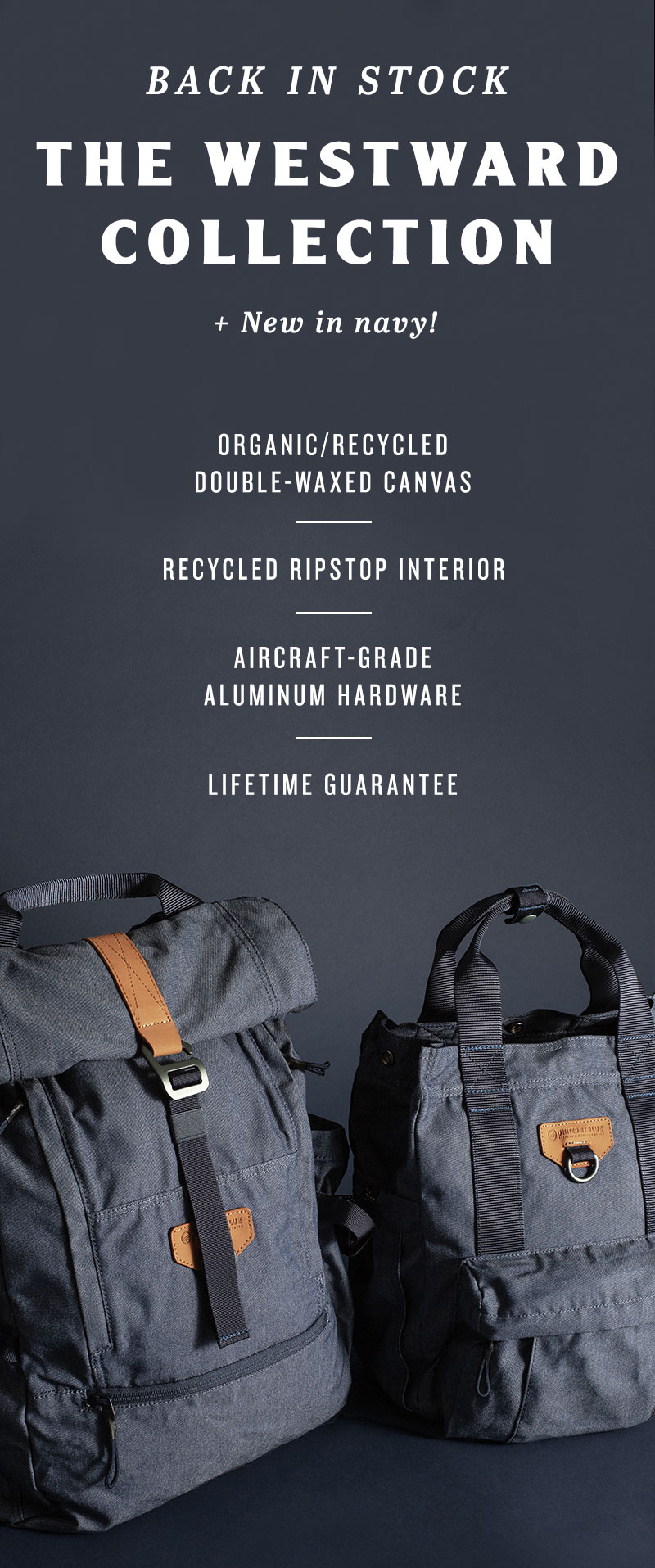 westward 23l rolltop backpack