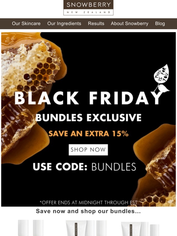 Hurry | Save an Extra 15% on Bundles