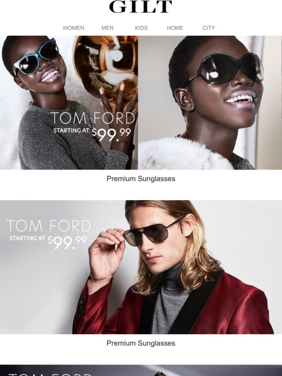 gilt tom ford sunglasses