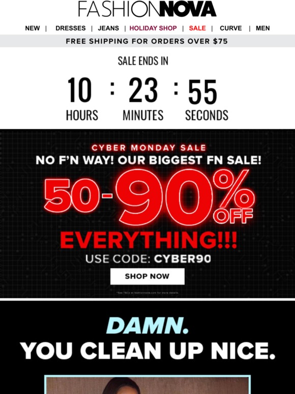 Fashion Nova Cyber Sunday Is The New Cyber Monday Milled